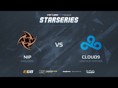 [EN] NiP vs Cloud9,  map 1 dust2, SL i-League StarSeries S2 Finals
