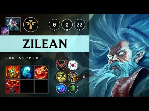 Zilean Support vs Alistar - KR Grandmaster Patch 25.16