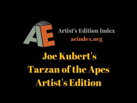 Joe Kubert's Tarzan of the Apes Artist's Edition (flip through)
