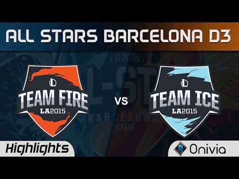 Team Fire vs Team Ice One for All Highlights All Stars Barcelona 2016 D3