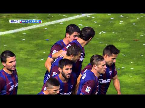 Gol de Arruabarrena (2-3) en el Rayo Vallecano - SD Eibar - HD