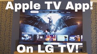 Apple TV on LG TV!  (No hardware required and not screen sharing!)