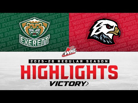Everett Silvertips at Portland Winterhawks 12/31 | WHL Highlights 2025-26