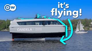 Swedish company Candela launches electric hydrofoil ferries that levitate above water
