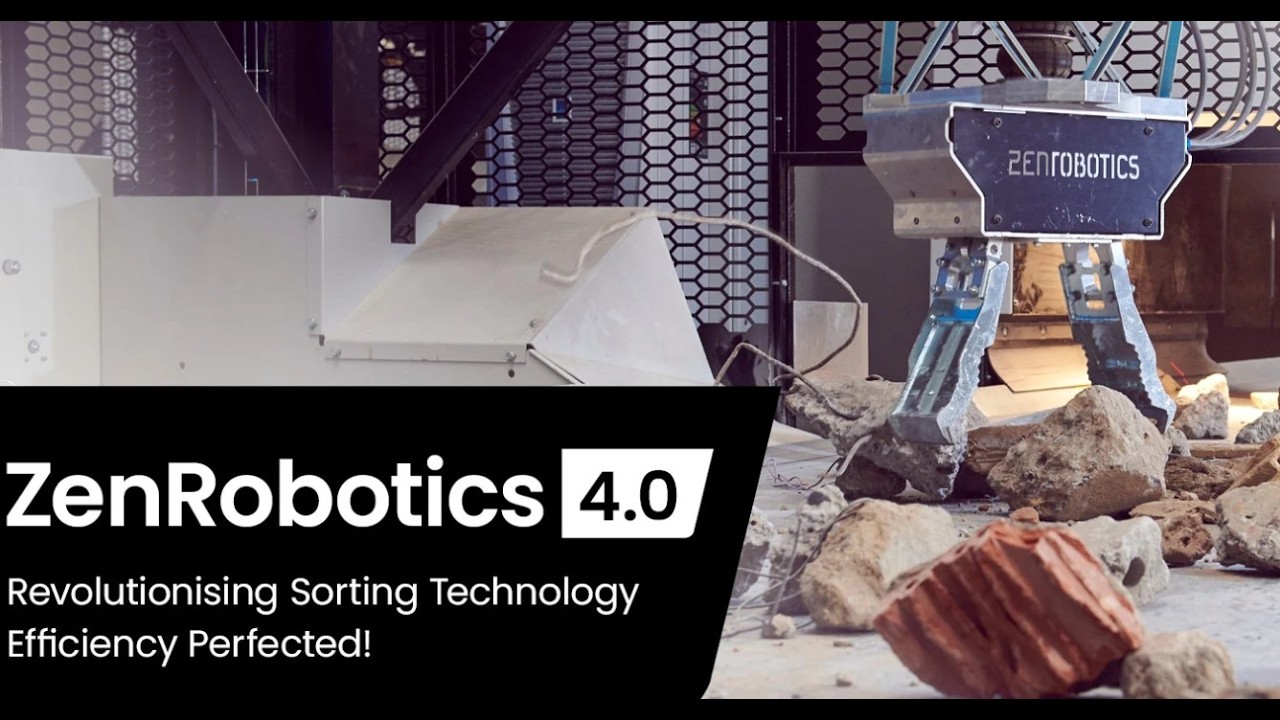 Automated Waste Sorting Robot in Action | Zen Robotics