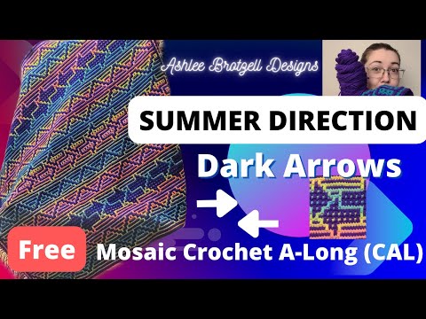Summer Direction CAL - Mosaic Crochet: Dark Arrows
