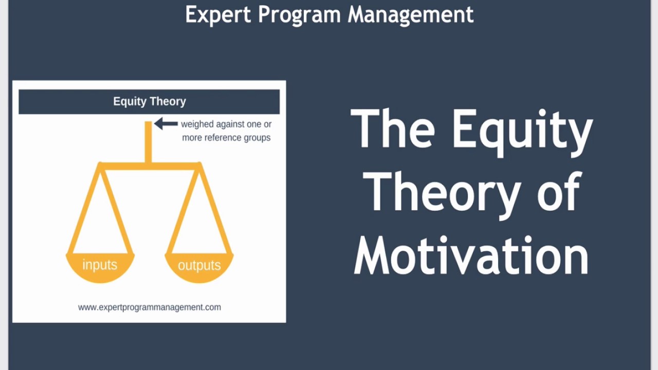 The Equity Theory of Motivation