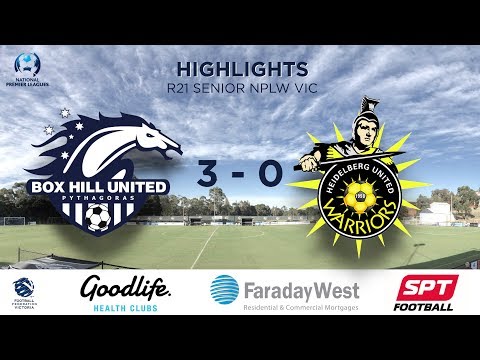 NPLW VIC R21 Seniors Box Hill Utd 3-0 Heidelberg United FC highlights