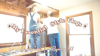 ✨REKONSTRUKCE KUCHYNĚ PROBÍHÁ🍂 PŘÍPRAVY, ÚKLID A PRVNÍ ZMĚNY #proscenic