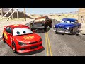 McQueen Tries To Escape From Radiator Springs Cars Movie Remake BeamNG Drive