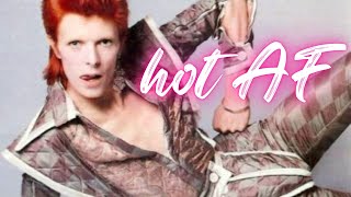 David Bowie being hot af for 8 minutes straight