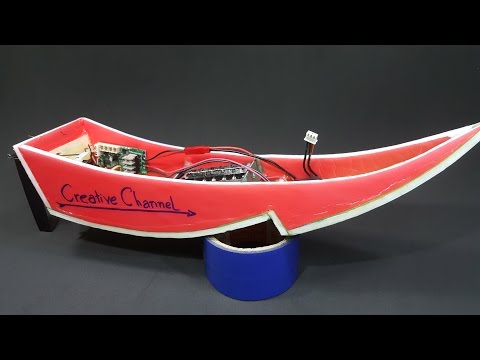 Make RC Boat With V12 Coreless Motor - Thai Long Tails Boat Video