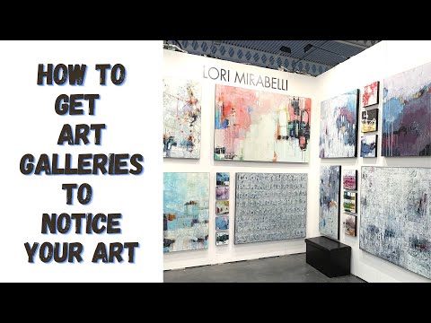 SELLING ART IN A GALLERY IS AMAZING BUT HOW DO YOU GET ART GALLERY REPRESENTATION?