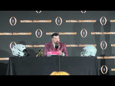 Ryan Day National Championship Pregame Press Conference (Notre Dame) | Ohio State Buckeyes