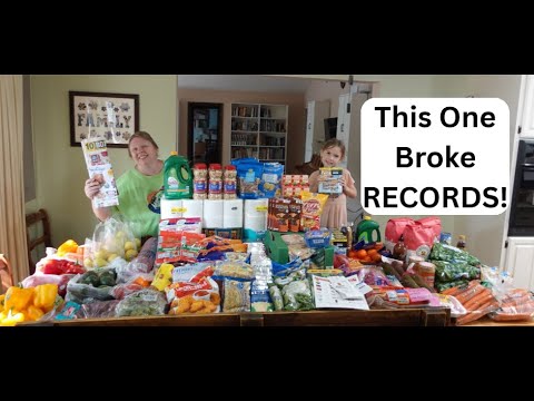 Our LARGE FAMILY Once-a-Month Grocery Haul with a NEW BUDGET!