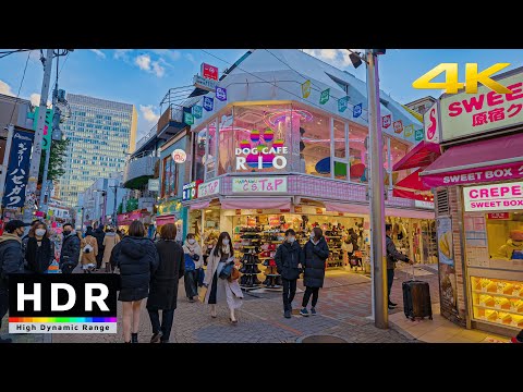 【4K HDR】Harajuku Window Shopping - Tokyo, Japan 2021