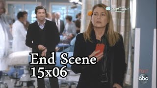 Grey&#39;s Anatomy 15x06 Ending Scene Meredith with Derek &amp; All Her Loved Ones Who Passed Away / Dead