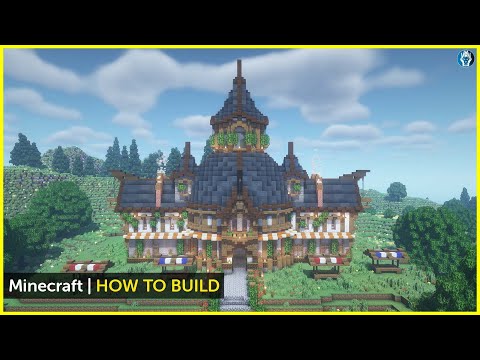 Minecraft How to Build a Fantasy Shop (Tutorial)