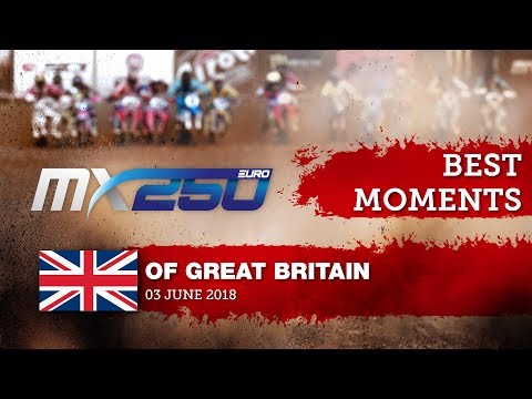 EMX250 Race2 Best Moments - Round of Great Britain 2018 #motocross