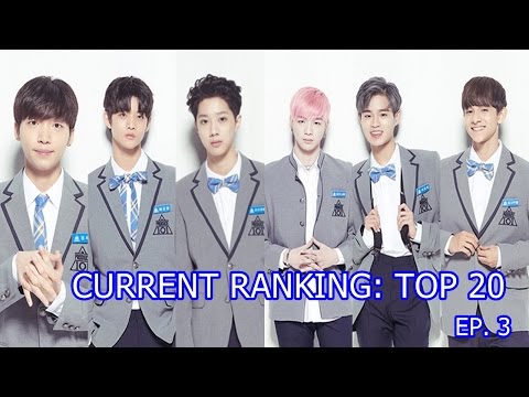 PRODUCE 101 S2 RANKING TOP 20 EP. 3