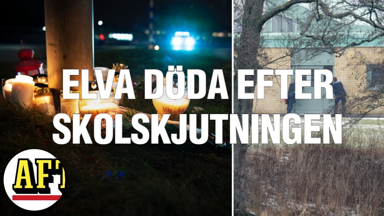 Elva döda efter skolskjutningen i Örebro