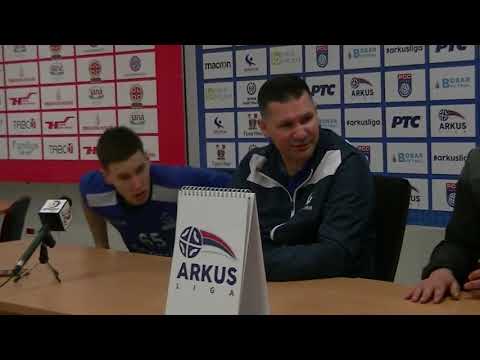 ARKUS liga 19. kolo / RK Železničar 1949 - RK Rudar  Konferencija za medije