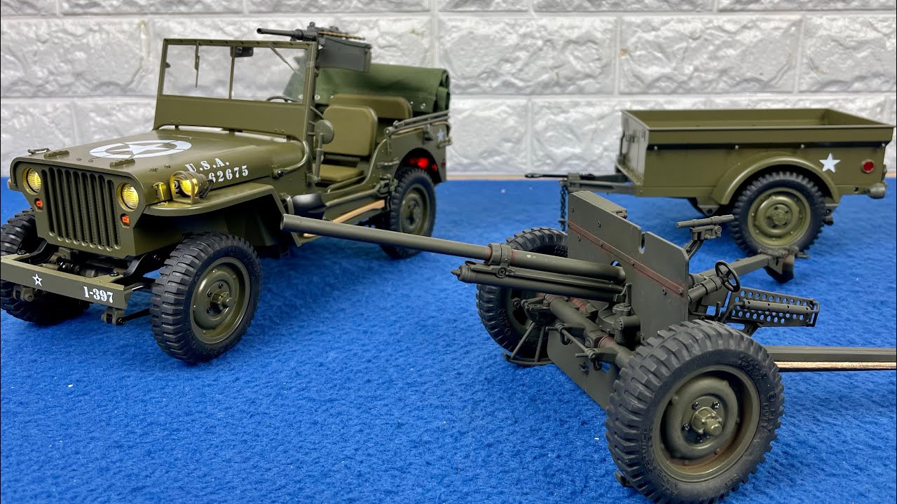 FMS Model  Realistic Jeep Rc Scaler 1/12 Rochobby Accessories Unboxing