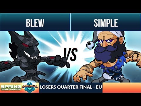 simpLe vs Blew - Losers Quarter Final - Spring Championship EU 1v1