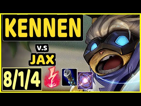 MYLON (KENNEN) vs JAX - 8/1/4 KDA TOP GAMEPLAY - BR Ranked MASTER