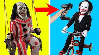 Spirit Halloween Animatronic MAKEOVER - Billy the Puppet (Remote Controlled!)