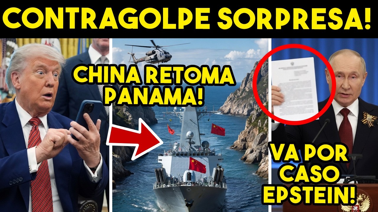 ATORAN A TRUMP! VENGANZA BRICS, VAN POR EPST3IN. CAE PANAMA, ADIOS EU. MEXICO SUELTA GOLPE