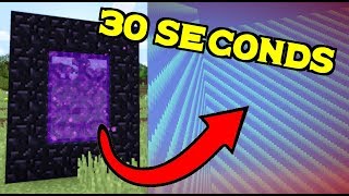 30,000,000 blocks in 30 seconds! [Portal Pearl Warp v2] | 1.13-1.13.2 Minecraft