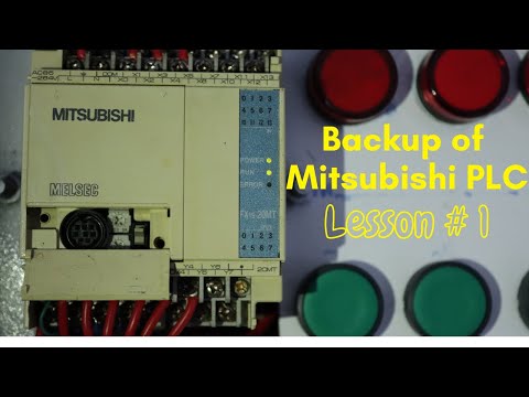 Lesson#1 || How to take program backup of Mitsubishi FX PLC using GX developer