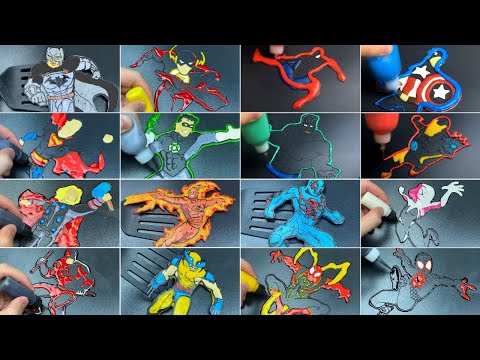 15 The Most Famous Superheroes Pancake Art