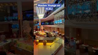 Boarding Celebrity Xcel for the Maiden Voyage on BRAND NEW ship #celebritycruises #celebrityxcel