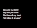 Foo Fighters - Word Forward [Lyrics]