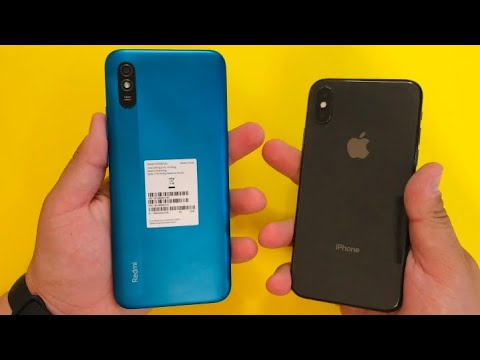 Xiaomi Redmi 9A vs iPhone X
