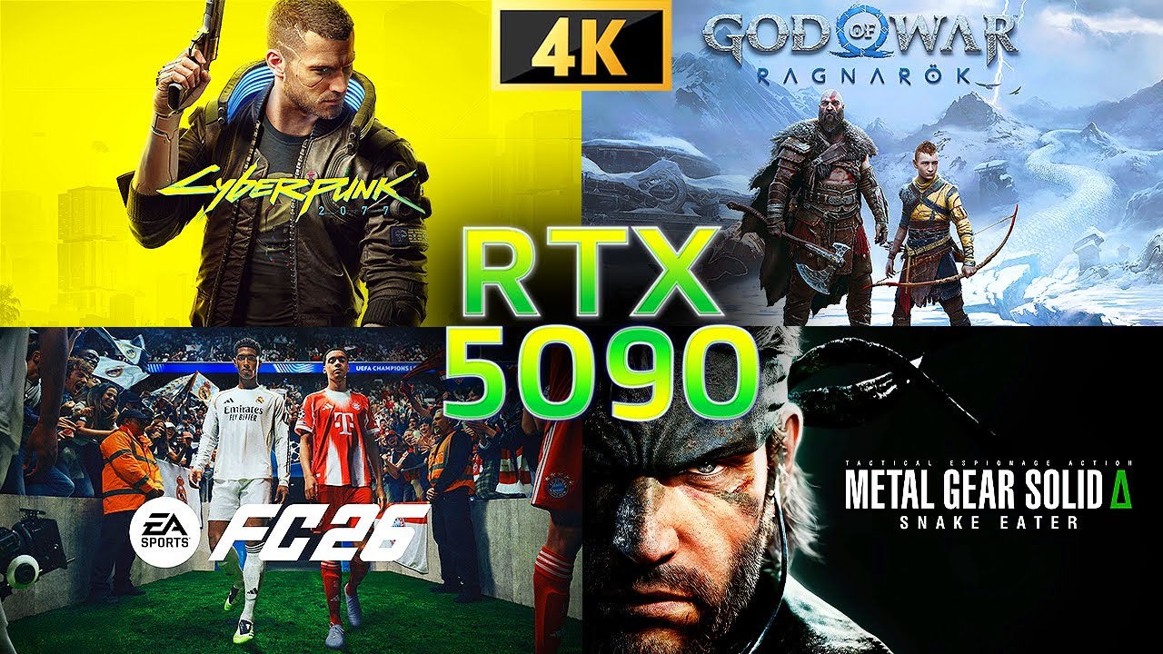 RTX 5090 x Ryzen 9950X3D - 25 Games Testas