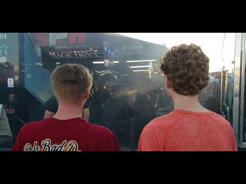 Rookie gets blown away by the throttle whack at first top fuel race (wait for it) nhra sept 2019