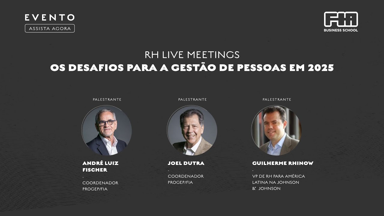 RH Live Meetings convida Os Desafios para a Gestão de Pessoas em 2025