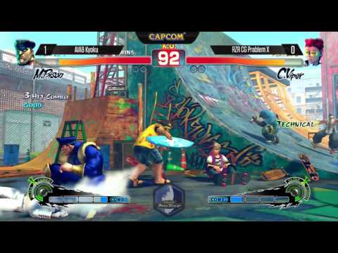 [EVO 2014 USFIV] AIAB Kyoku (M.Bison) vs RZR CG Problem X (C.Viper)