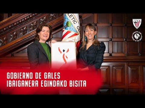 Imagen de portada del video Welsh Government visit to Ibaigane I Athletic Club