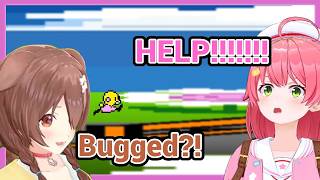 Miko and Korone React to the " Bugged FLASH" Part in Rhythm Heaven and They're Just So Hilarious