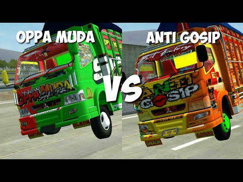 TRUCK OPPA MUDA VS ANTI GOSIP VERSI BUSSID