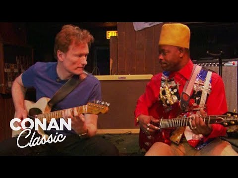 Conan Plays The Blues With Lil' Ed | Late Night with Conan O’Brien