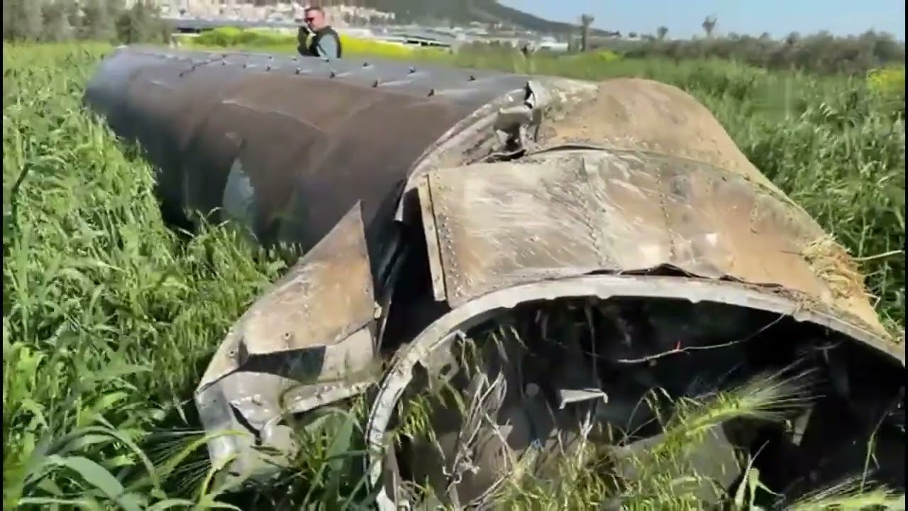 israile düşen İran füzesinin boyutları hayrete düşürdü