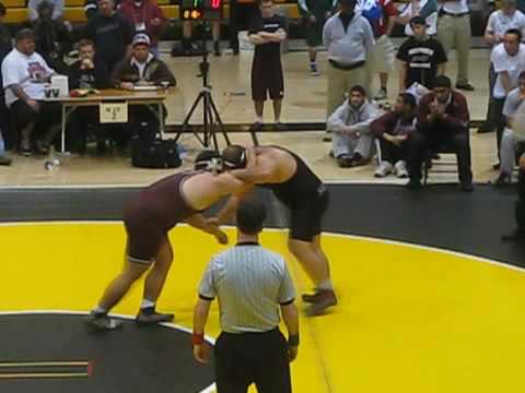 California JC State Wrestling Tournament 2009 - 285CON4: Brian Klieves vs Frank Ayala