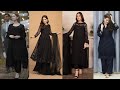 Black Colour Dresses For Girls Satin And Net Fabric Dress Designs Blackdresses Easytorecreate New