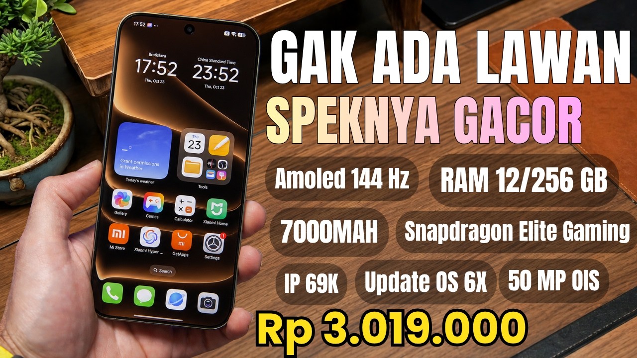 GILA SIH INI‼️RAM 12/256GB, 7000MAH - HP 3 JUTAAN KECIL TERBAIK MEI 2026
