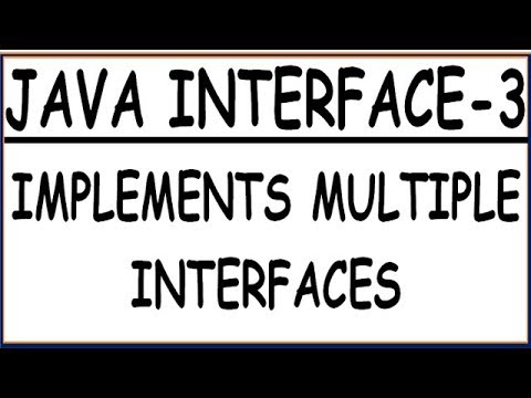 Implements Multiple Interface In Java Interface 3